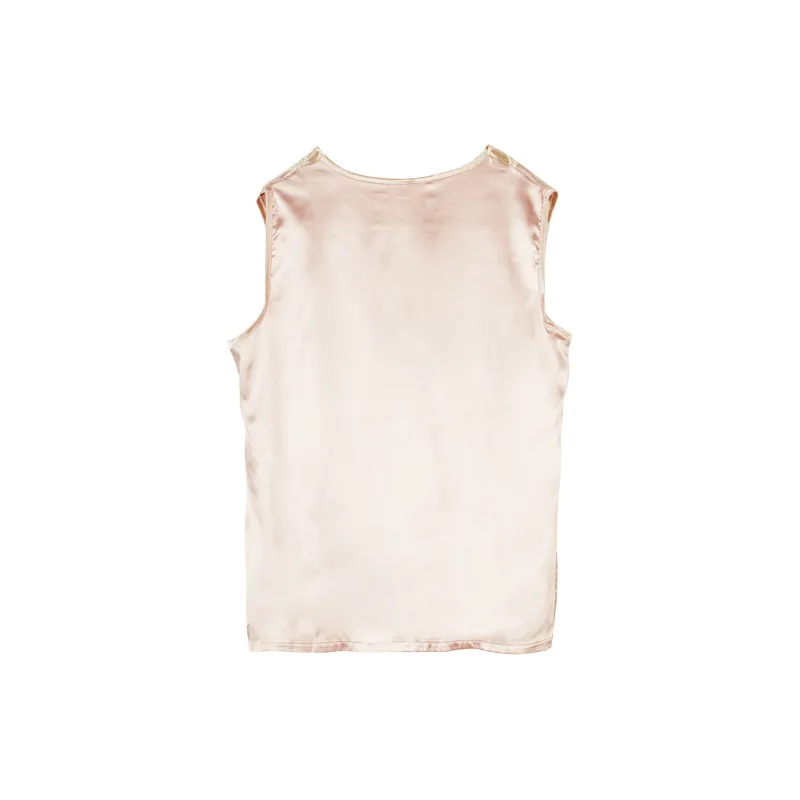 Flowers In Water Tank Top Women's 1 Pack White-3