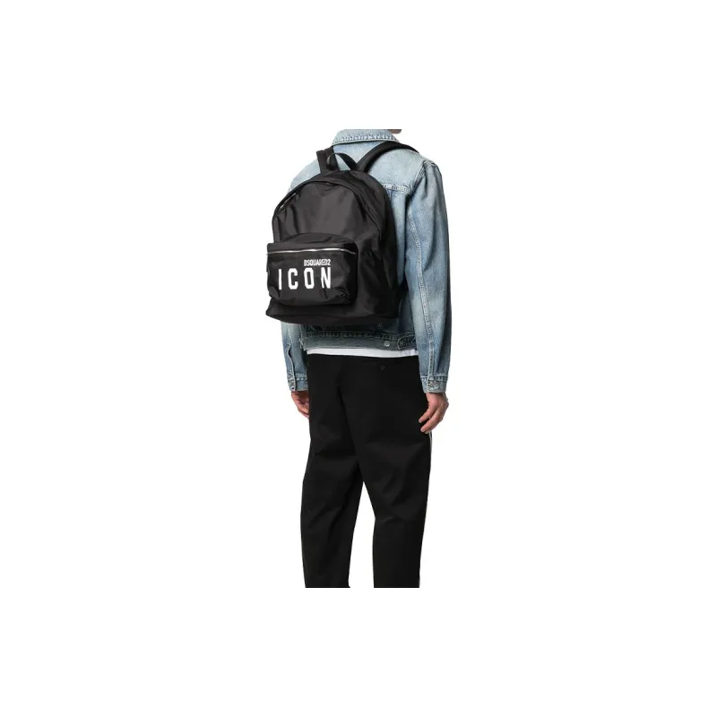 Dsquared2 Icon Logo Print Backpack-2