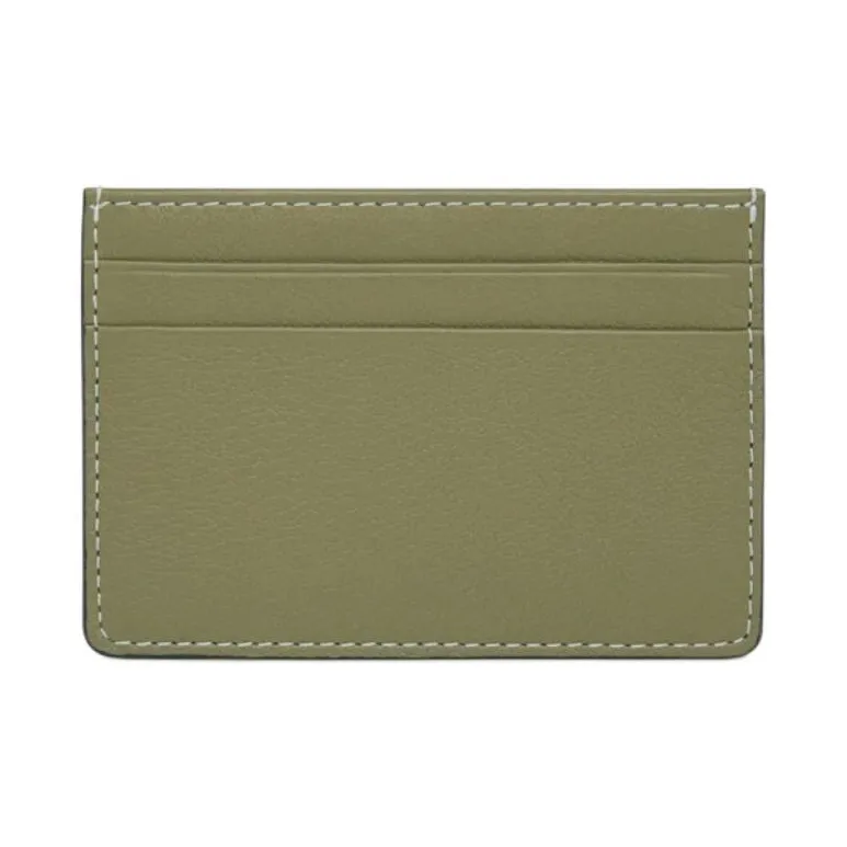 Strathberry Calfskin Card Holder Women's Pistachio-1