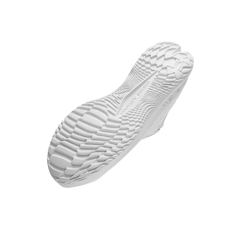 Under Armour Slip Resistant Breathable Low Top Casual Running Shoes Men's White-4
