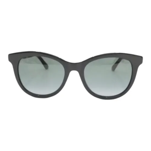 Jimmy Choo Plastic Nylon Irregular Shape Sunglasses Men's Black