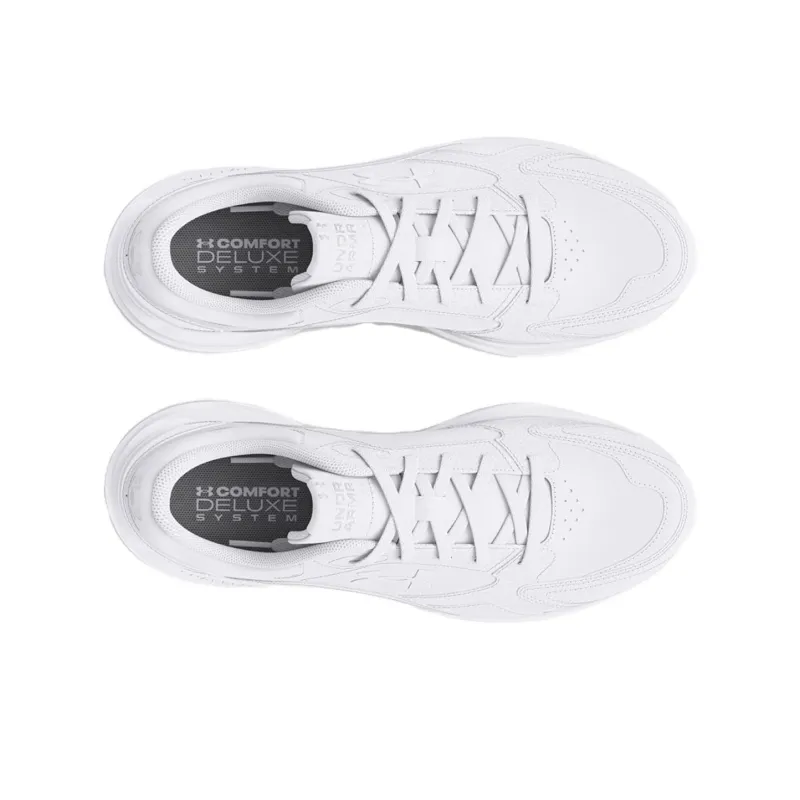 Under Armour Anti Slip Wear Resistant Low Top Training Shoes Men's White-3