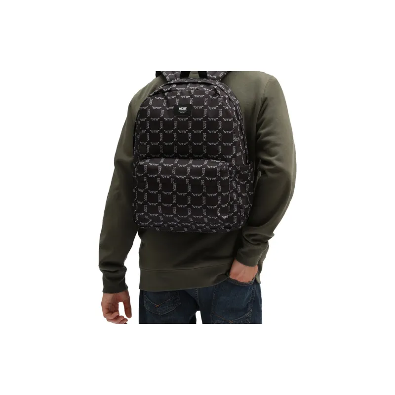 Vans Polyester Backpack Regular Unisex Black-4
