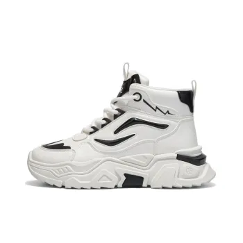 PNKE Anti-Slip And Wear-Resistant Height Increasing High-Top Casual Shoes Men's