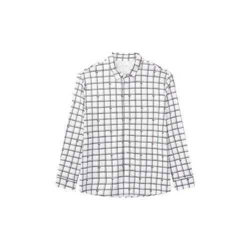 Mihara Yasuhiro X FILA MIHARA YASUHIRO Collaboration Collection Shirts Men White Check