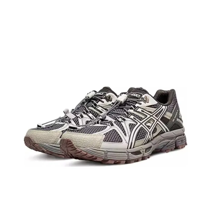 Asics Gel Kahana 8 FL Low Top Casual Trail Running City Commute Running Shoes Men's Charcoal Black-1