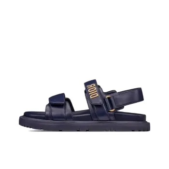 DIOR DiorAct Stylish Sandals Women's Dark Blue