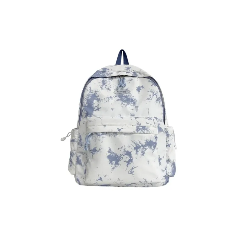NX DOUGHNUT Nylon Backpack Unisex Black/Pink/Violet/Khaki/Sky Blue-14