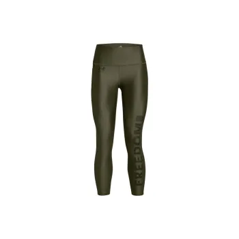 Under Armour Freedom High-Rise Leggings Knitted Sports Pants Women's Baroque Green