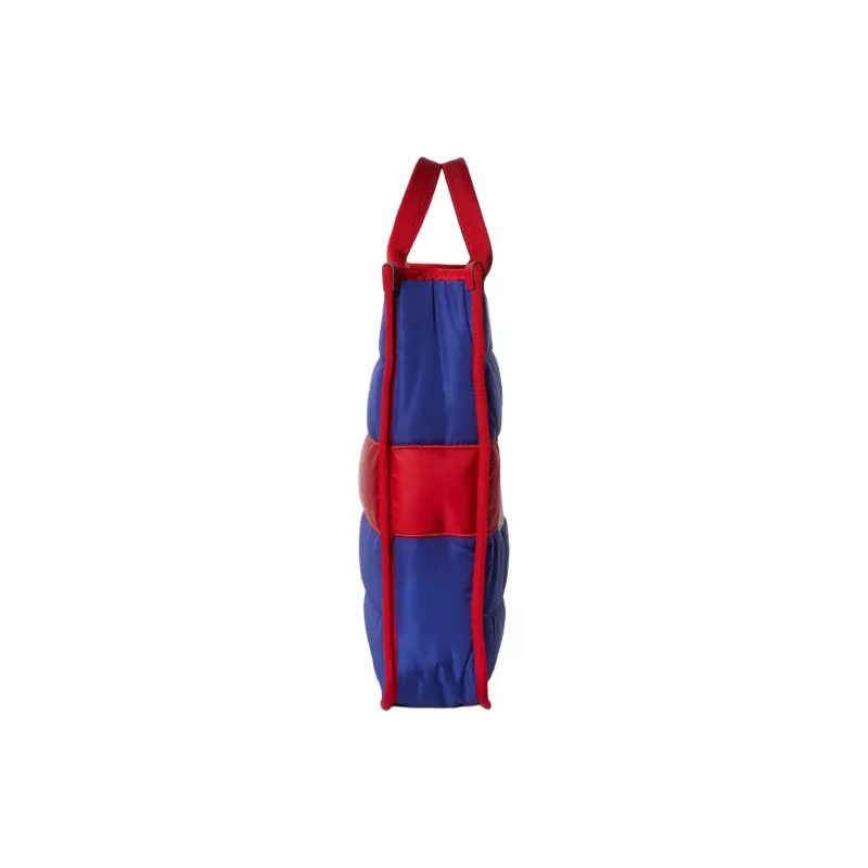 GUCCI Nylon Tote Bag Shopping Bag Handbag Kids' Blue & Red-2