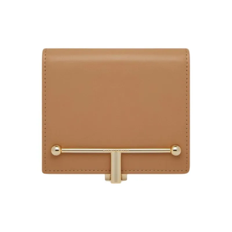 Strathberry Smooth Calf Leather Wallet Women's Caramel-0