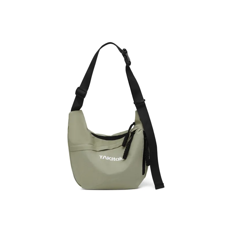 TAKI Oxford Dumpling Bag Handbag Shoulder Bag Medium Size Unisex Black/White/Khaki-18