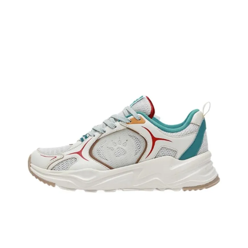 KELME Breathable Coverage Lightweight Low-Top Chunky Sneakers Men's Ecru-0