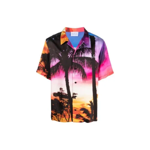 Blue Sky Inn Tropical-print Short-sleeved Shirt