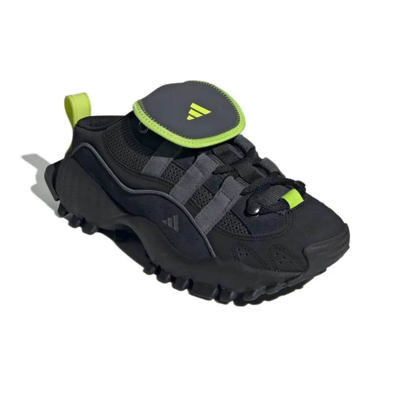 Adidas SEEULATER MULE Abrasion Resistant Slip Resistant Wrap toe Slippers Unisex Black-2