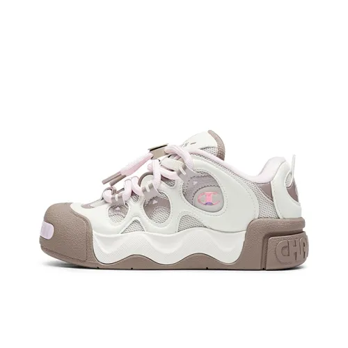Champion Puffed Donut Skateboard Shoes Women's Pink