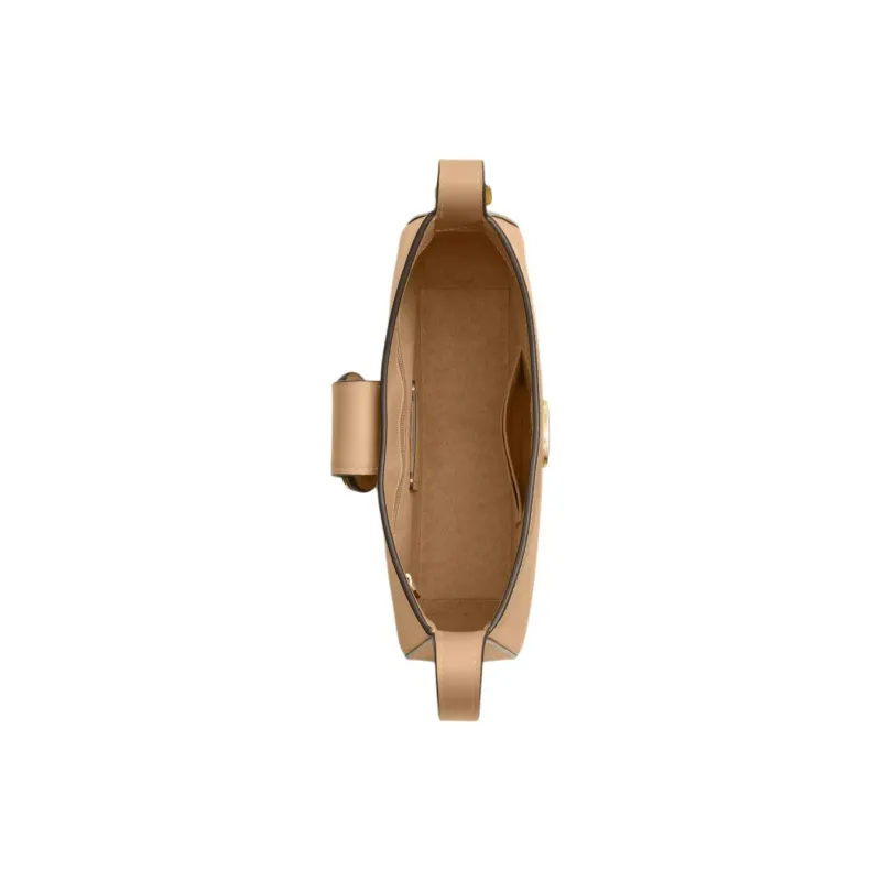 COACH Eliza Refined Calfskin Handbag, Shoulder Bag Women's Tan-2