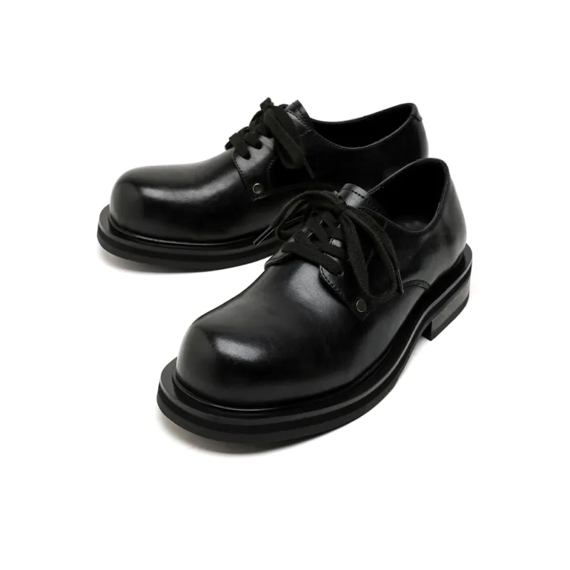 Chi Wolf Derby Shoes Casual Shoes Men's Black-2
