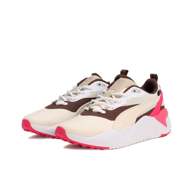 PUMA GS X Efekt Anti Slip Wear Resistant Low Top Golf Shoes Women's Beige-2