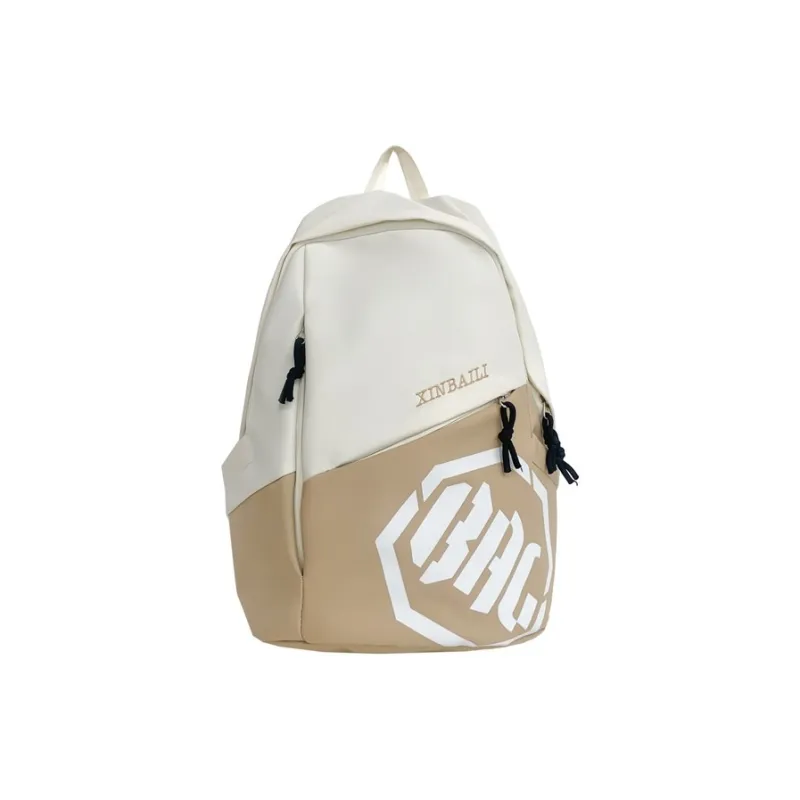 Parker Bear Composite Cloth Backpack Regular Unisex White Red/White Khaki/White Blue/Black/Gray-7