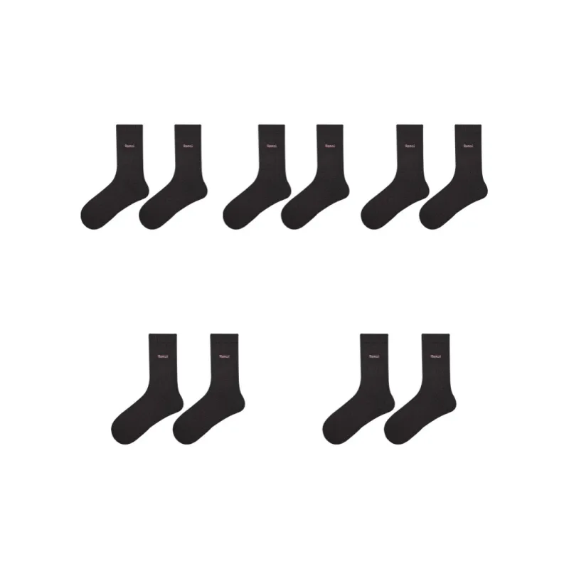 Vine Color Mid Calf Socks Women's 5 Pack-18