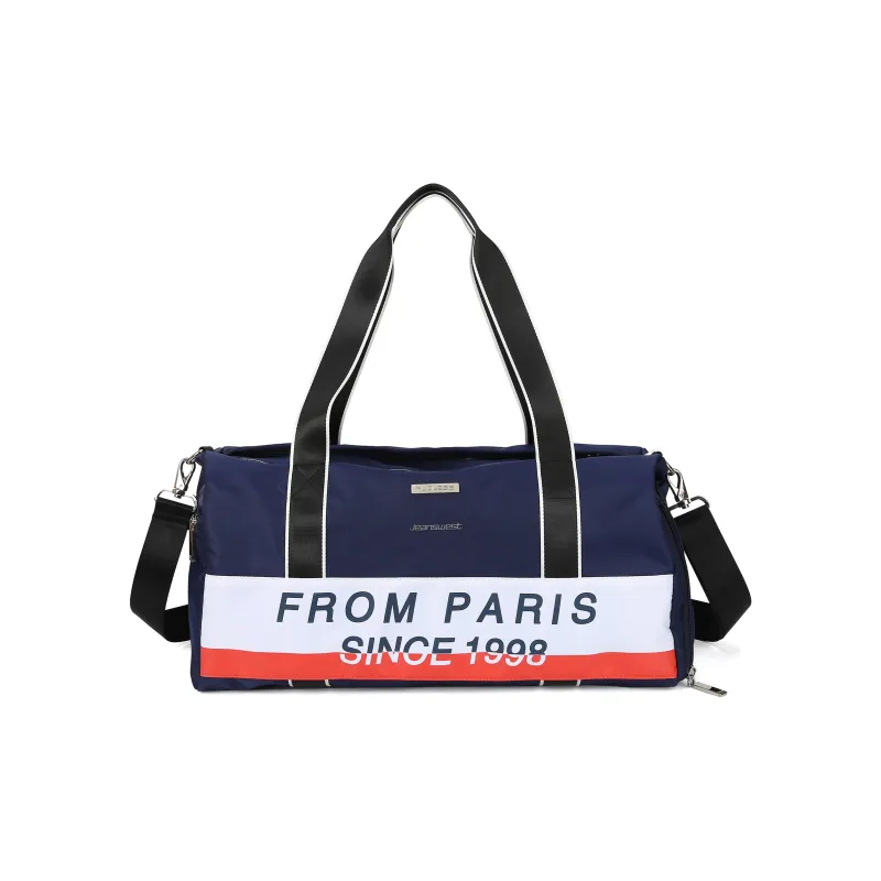 JEANSWEST Polyamide Body Bag Handbag Shoulder Bag Travel Bag Crossbody Bag Regular Unisex Royal Blue/Pink-0