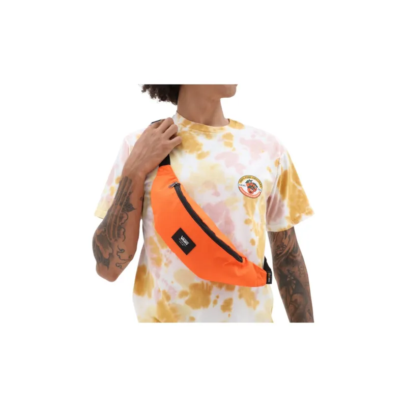 Vans Cotton One Shoulder Crossbody Bag Sling Bag Fanny Pack Mini Men's Orange-5