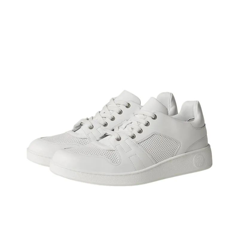 HERMES Free Low Top Skateboard Shoes Men's White-2