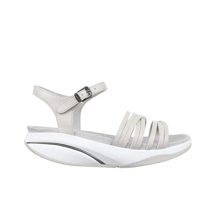 MBT Beach Sandals Women's White Gray-1