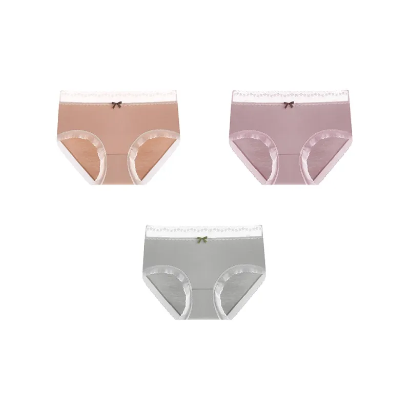 PLANDOO Underpants Women's 3 Pack-10