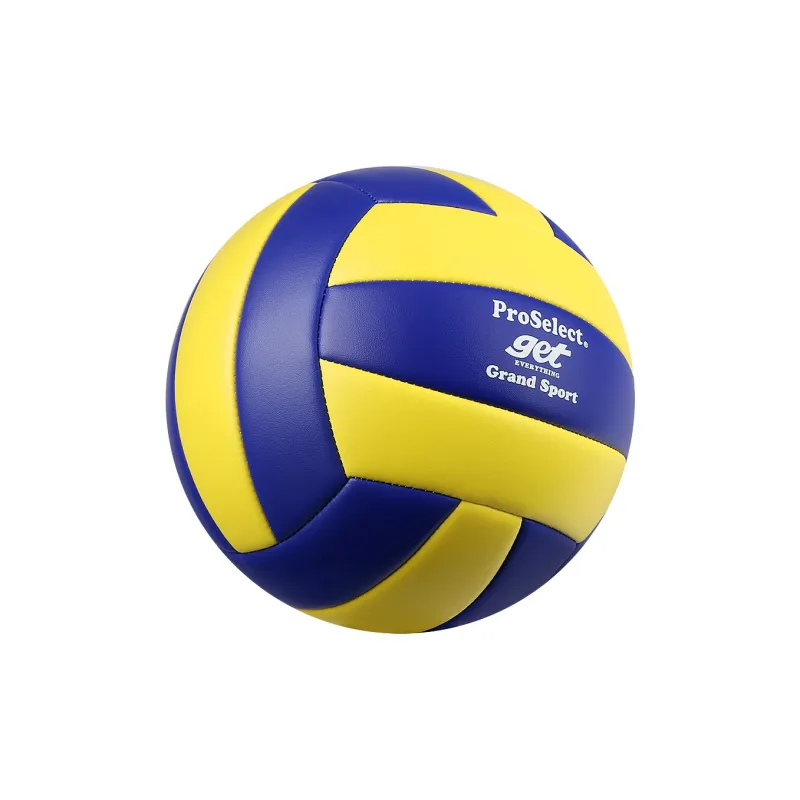 ProSelect Soft Abrasion Resistant PU Size 5 Ball Volleyball Unisex Yellow Blue-1