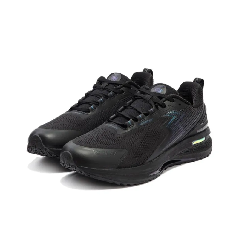 361° Anti Slip Wear Resistant Low Top Training Running Shoes Men's Black-2