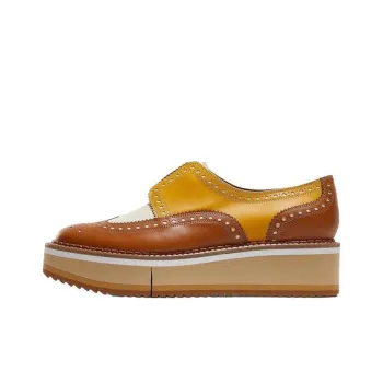 CLERGERIE Becka Casual Single Shoes 4.5cm Women's Yellow Brown