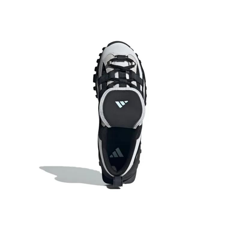 Adidas SEEULATER MULE Abrasion Resistant Slip Resistant Wrap toe Slippers Unisex Black Gray Color-2