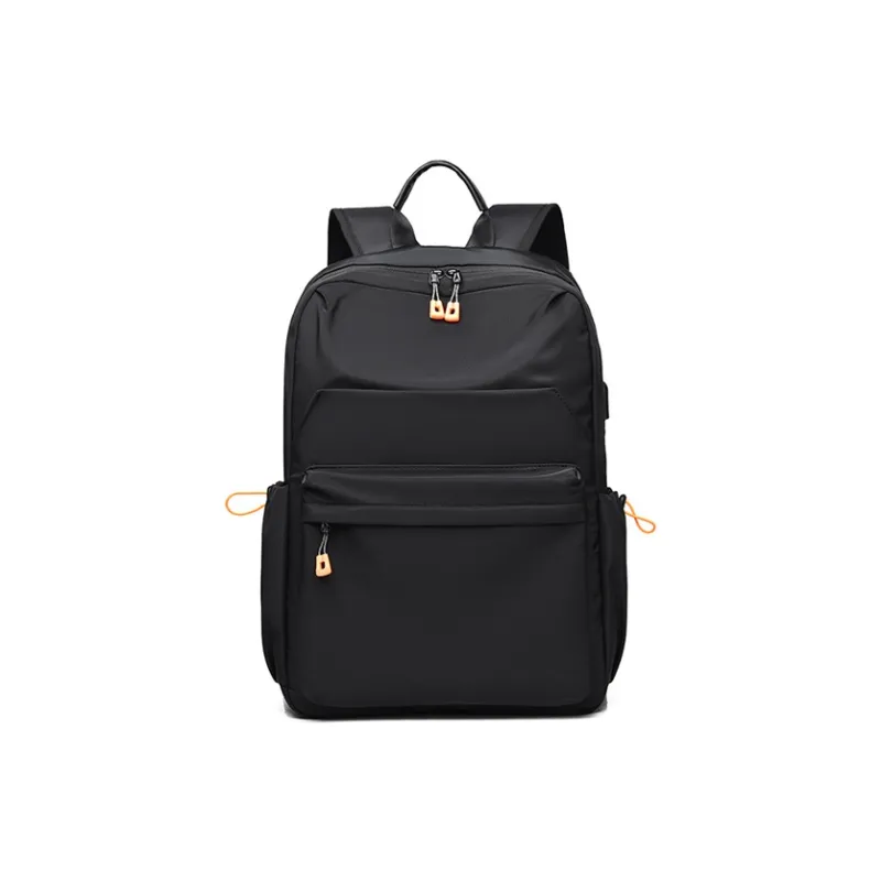 GKY Polyester Backpack Regular Men's Black/Dark Gray-1