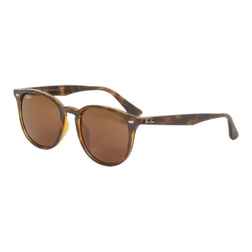 RayBan Metal Plastic Square Sunglasses Unisex Brown