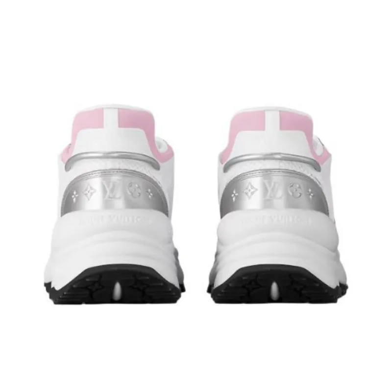 LOUIS VUITTON Run 55 Low Top Sports Casual Shoes Women's White Pink-4