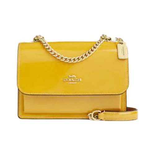 COACH Klare Smooth Leather Crossbody Bag Shoulder Bag Women's Gold