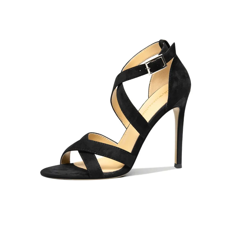 Lily Wei Supermodel Journal Stylish Sandal 10cm Women's Nude Pink-4
