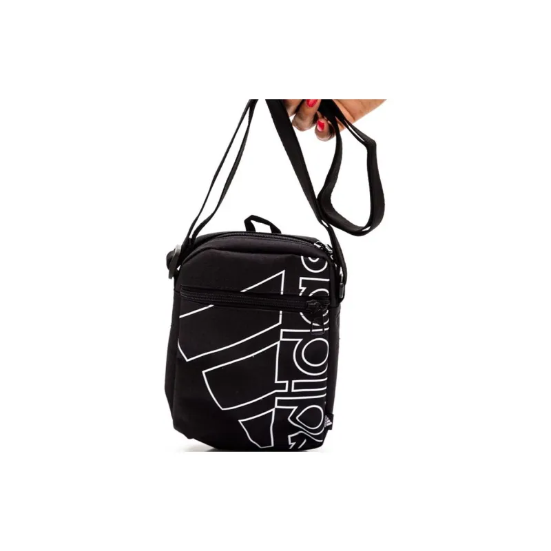 Adidas Nylon Fabric Shoulder Bag Crossbody Bag Regular Unisex Black-3