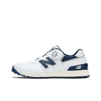 New Balance NB 574 Anti Slip Wear Resistant Low Top Golf Shoes Unisex White