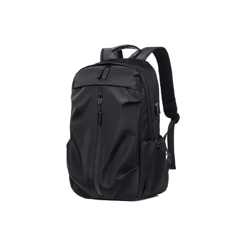 BAODIDAISHU Nylon Fabric Backpacks Men's Gray/Black/Blue-4