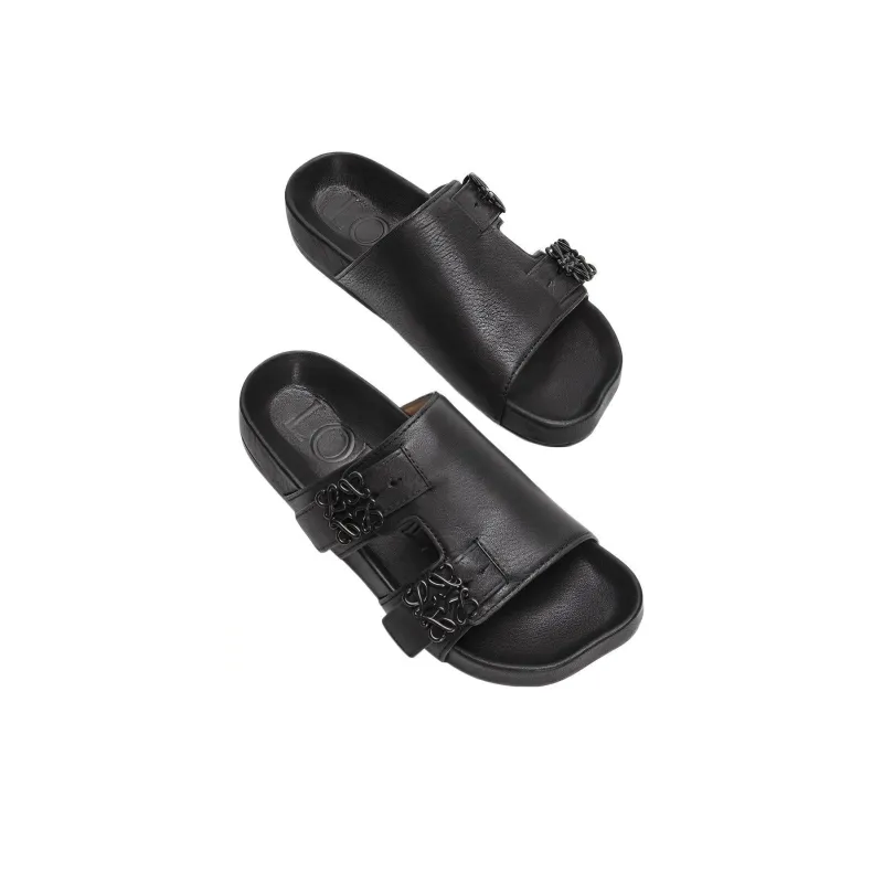 LOEWE Women's Ease Slide 'Black'-2