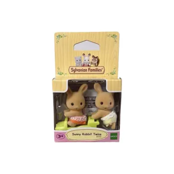 Sylvanian Families Sunlit Rabbit Twins Dolls Plush Doll Trumpets High