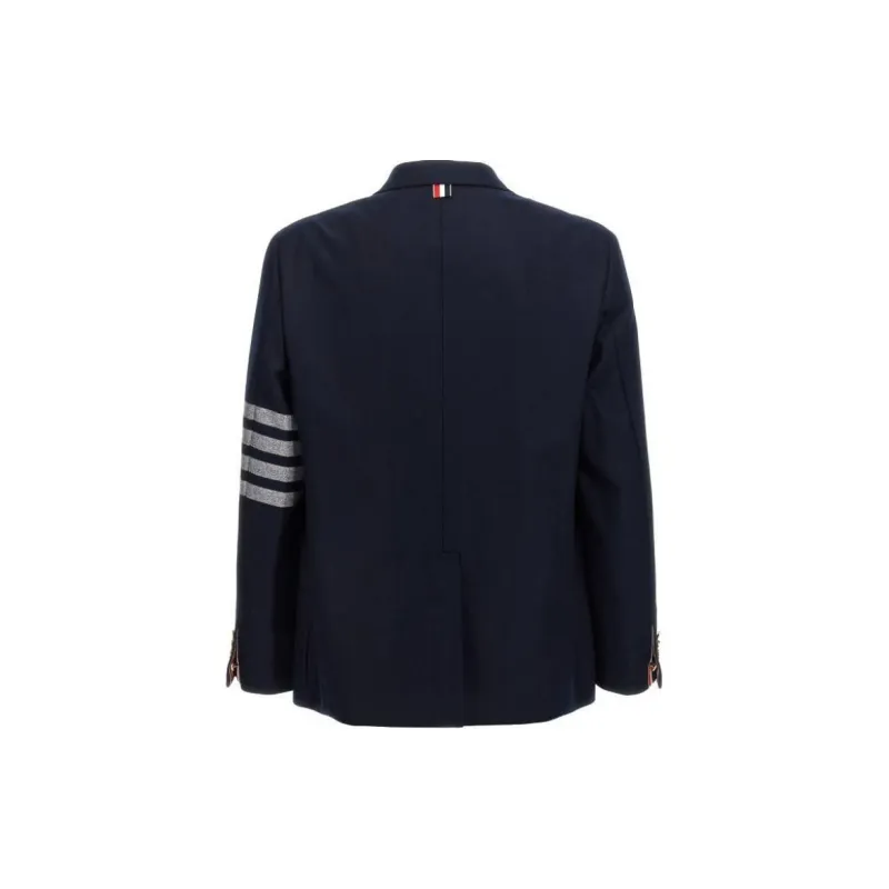 THOM BROWNE Single Breasted Striped Tailored Blazer-1