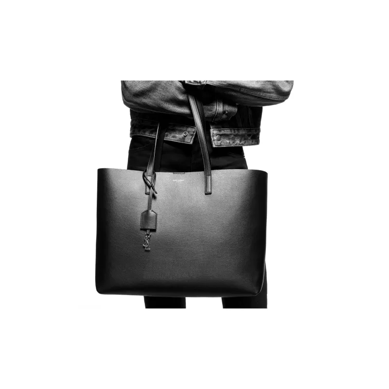 SAINT LAURENT Cow Leather Tote Bag Shopping Bag Combo Shoulder Bag Crossbody Bag Handbag Regular Women's Red Brown-5