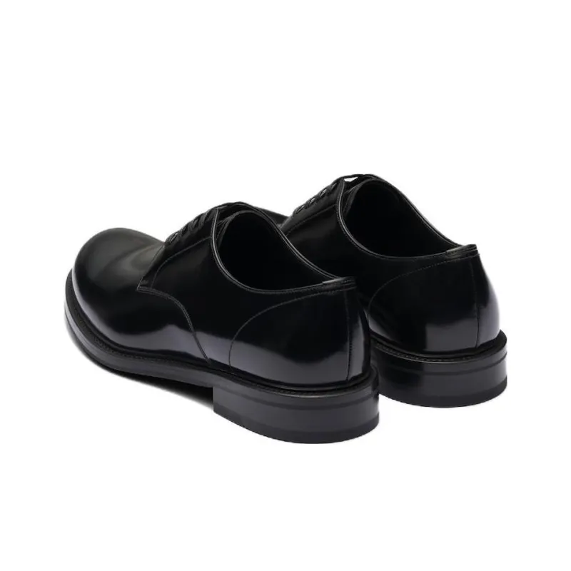 PRADA Leather Derby Shoes-3