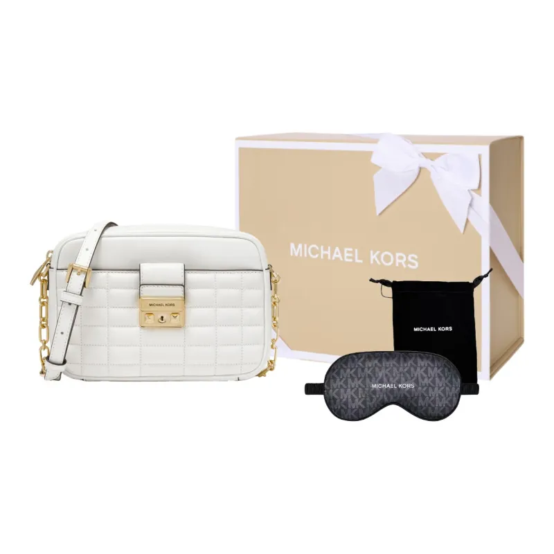 MICHAEL KORS Sheepskin Shoulder Bag, Crossbody Bag Medium Size Women's White-4