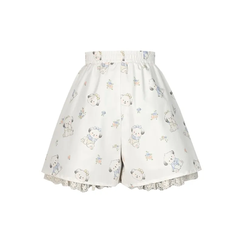 Snbl Casual Shorts Women's Ecru-1