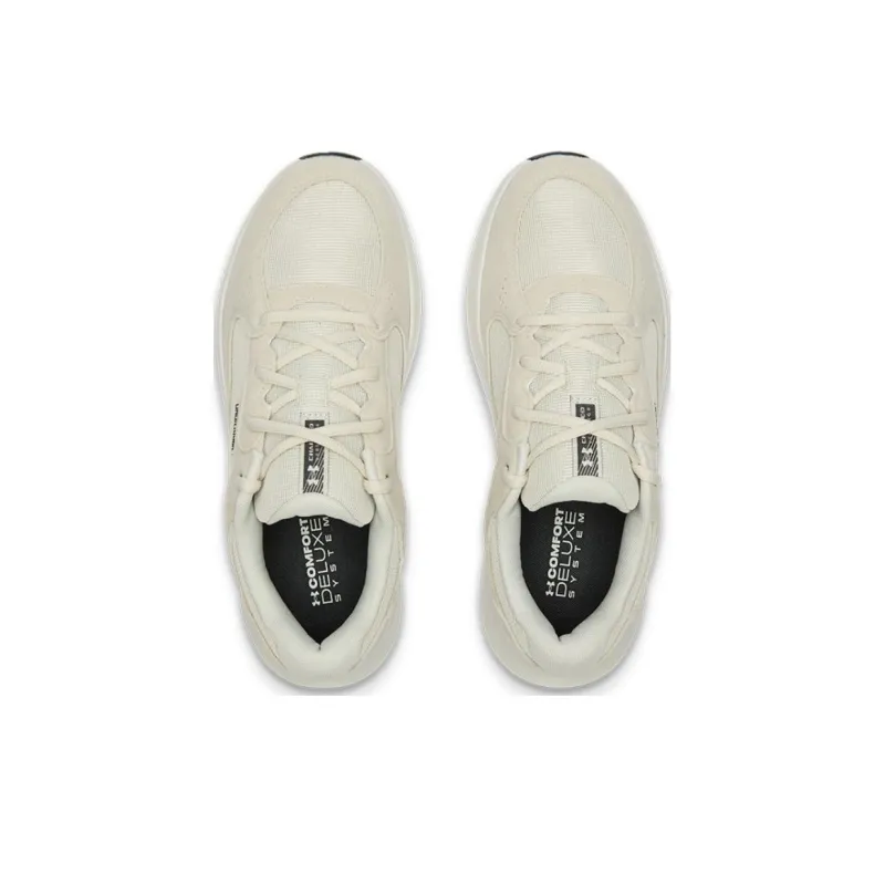 Under Armour Breathable Anti-Slip And Wear-Resistant Low-Top Sprint Running Shoes Men's White-3